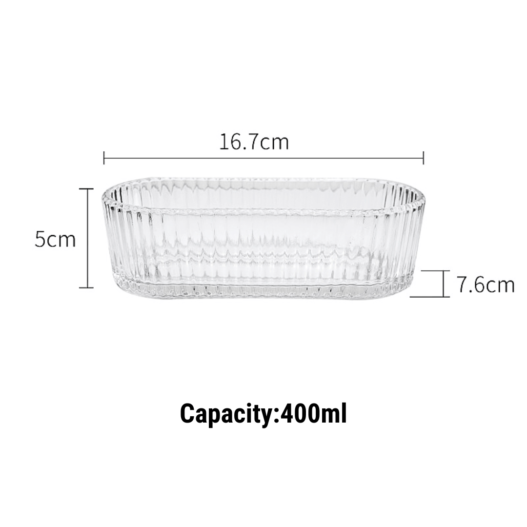 Multifunctional U-Shaped Vertical Stripe Snack Box