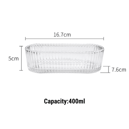 Multifunctional U-Shaped Vertical Stripe Snack Box