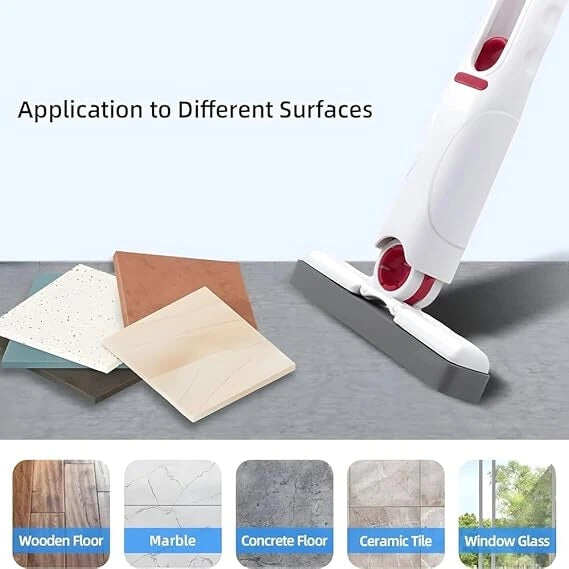 2-in-1 Mop | Self-Squeezing Roller | Lightweight & Space-Saving