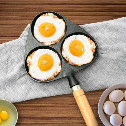 3-In-1 Cast Iron Cooking Pan (19cm)