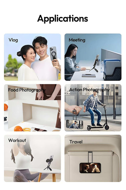Strong Magnetic Phone Tripod for iPhone (50% OFF)