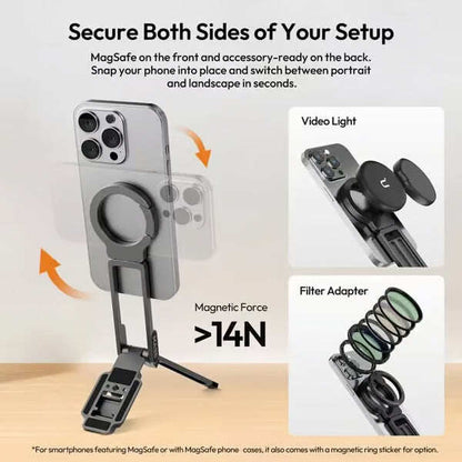 Strong Magnetic Phone Tripod for iPhone (50% OFF)