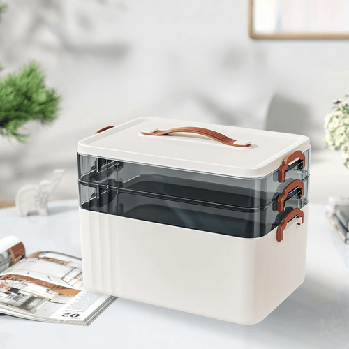 3-Tier Multi-Purpose Medicine Storage Organizer