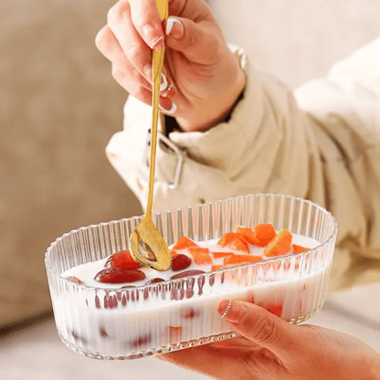 Multifunctional U-Shaped Vertical Stripe Snack Box