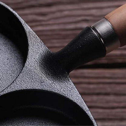 3-In-1 Cast Iron Cooking Pan (19cm)