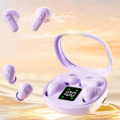 Dual-Pair Wireless Bluetooth Headset with LED Charging Case