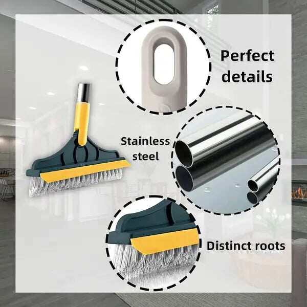 CleanEdge – 2-in-1 Scrubbing Brush | Corner Wiper | Flexible Head