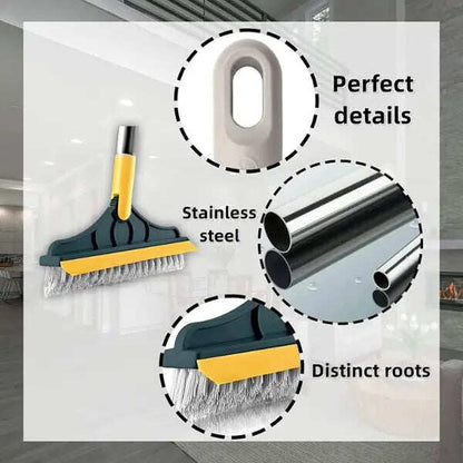 CleanEdge – 2-in-1 Scrubbing Brush | Corner Wiper | Flexible Head