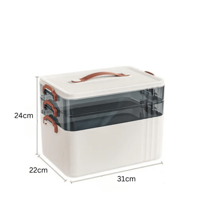 3-Tier Multi-Purpose Medicine Storage Organizer