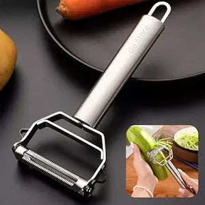 3 in 1 Stainless Peeler | Sharp Blades, Anti-Rust | For Quick, Clean Prep