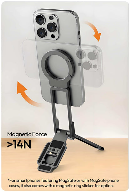 Strong Magnetic Phone Tripod for iPhone (50% OFF)