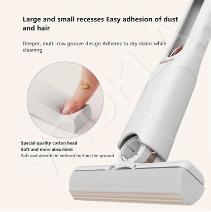 2-in-1 Mop | Self-Squeezing Roller | Lightweight & Space-Saving