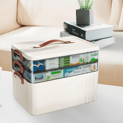 3-Tier Multi-Purpose Medicine Storage Organizer