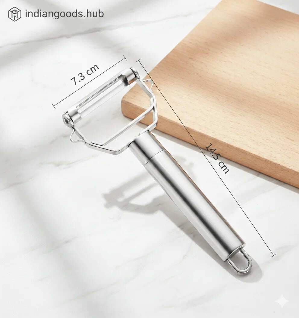 3 in 1 Stainless Peeler | Sharp Blades, Anti-Rust | For Quick, Clean Prep