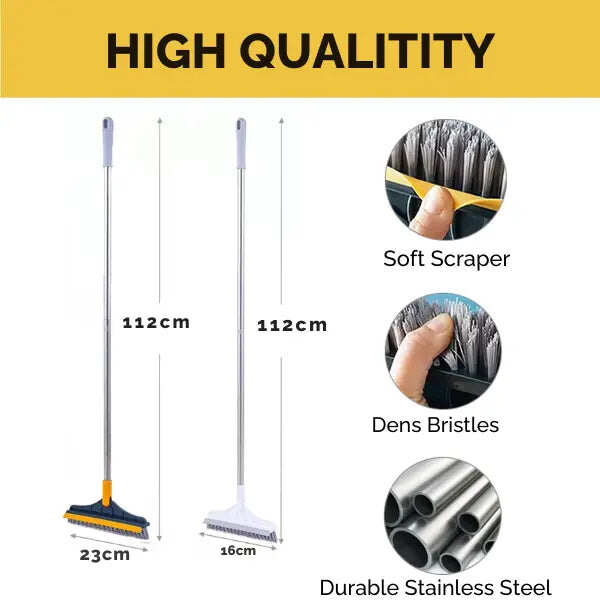 CleanEdge – 2-in-1 Scrubbing Brush | Corner Wiper | Flexible Head