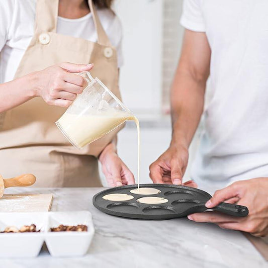 Cast Iron Mini Pancake Maker with Handle(23cm)
