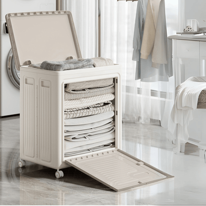 Space-Saving Multi-Functional Foldable Laundry Storage Basket (70L)