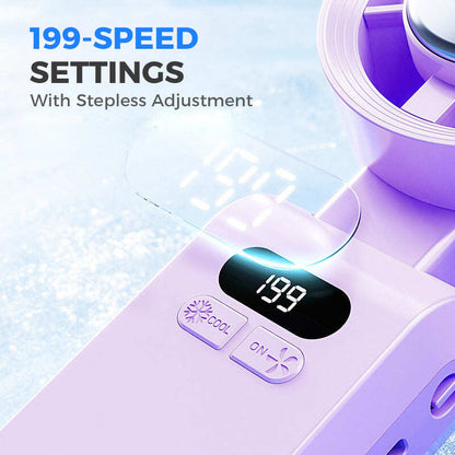 Handheld Portable Fan with Ice Cooler
