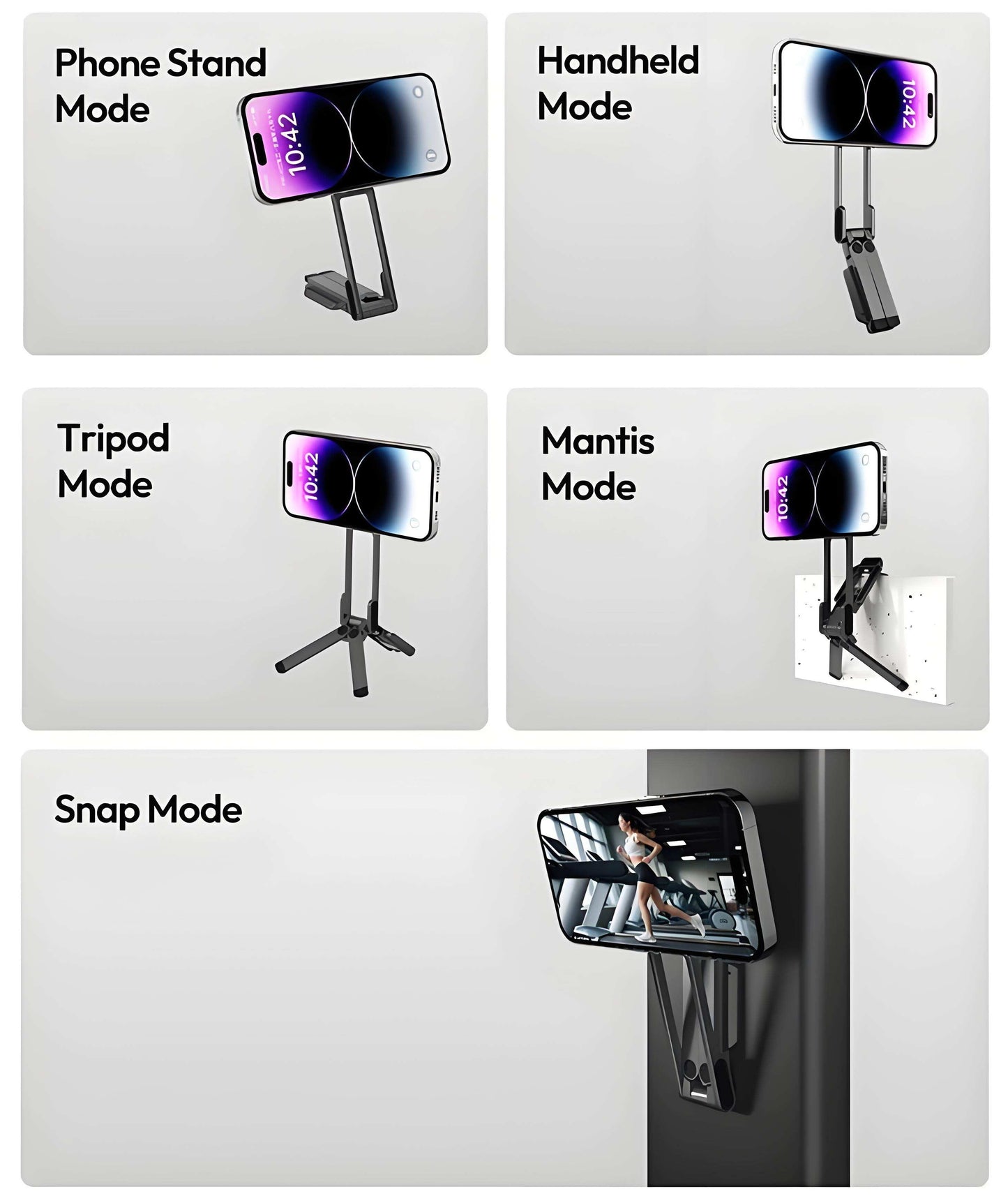 Strong Magnetic Phone Tripod for iPhone (50% OFF)