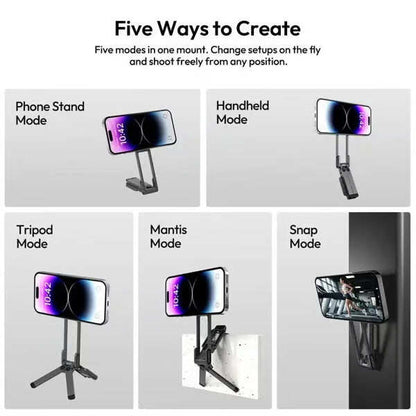 Strong Magnetic Phone Tripod for iPhone (50% OFF)